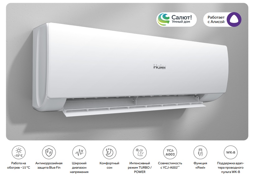Haier AS20HSL1HRA-W / 1U20HSL1FRA сплит-система
